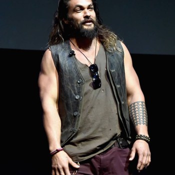 Promote Justice League Jason Momoa Leather Vest