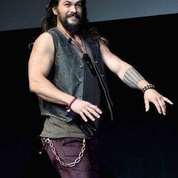 Promote Justice League Jason Momoa Leather Vest