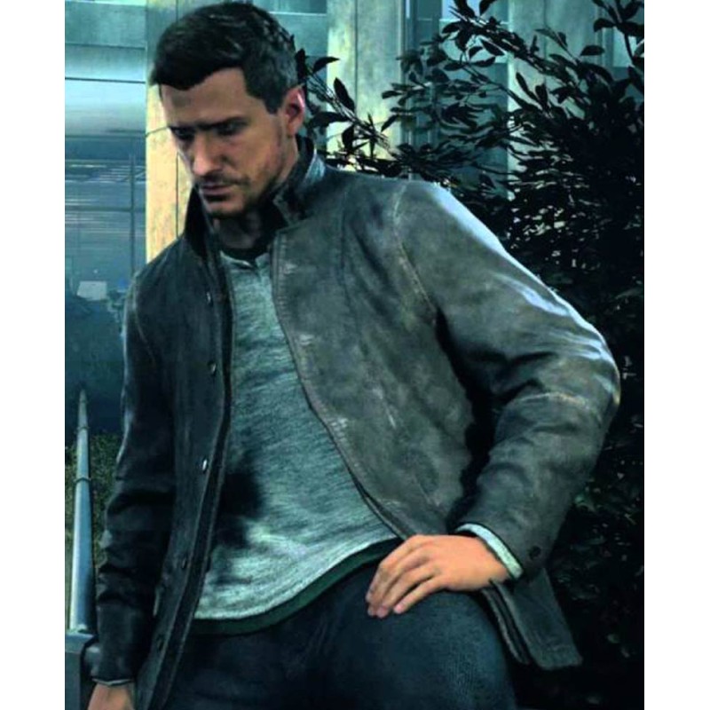 Quantum Break Liam Burke Leather Jacket