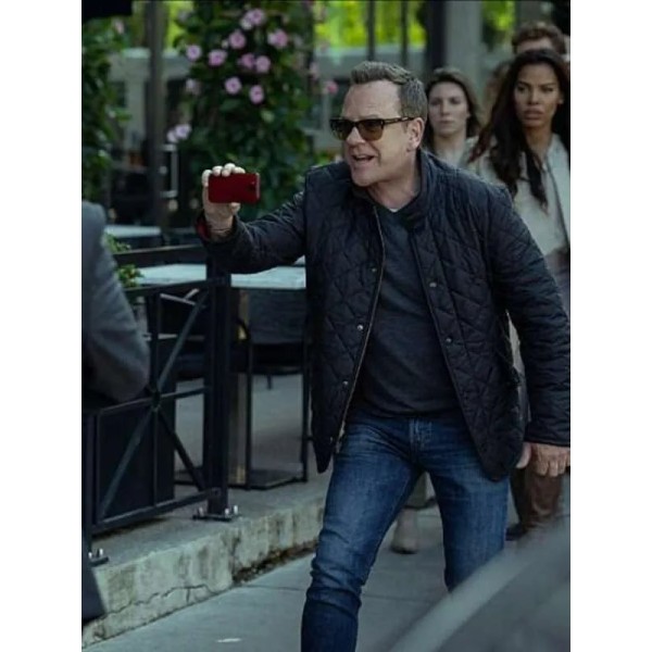 Rabbit Hole 2023 Kiefer Sutherland Quilted Jacket