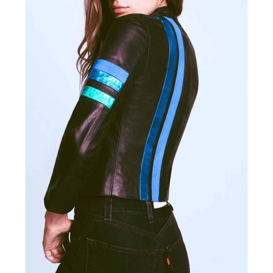 Rachel Bilson Take Two Biker Racer Leather Jacket