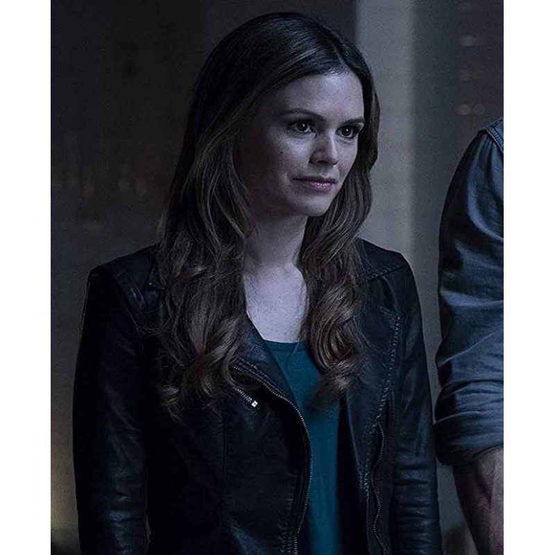 Rachel Bilson Take Two Black Leather Jacket Rachel Bilson Take Two Black Leather Jacket
