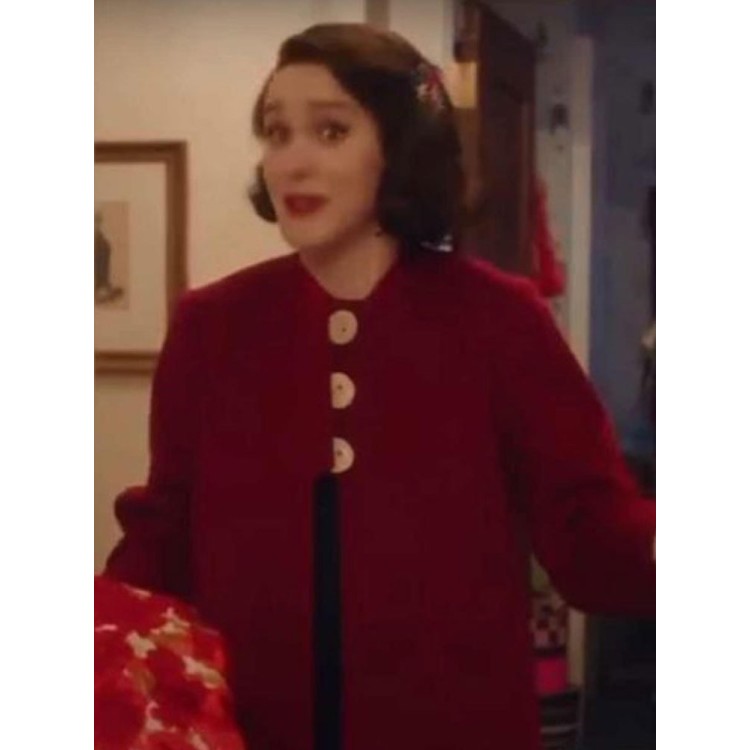 The Marvelous Mrs Maisel Season 04 Red Wool Coat The Marvelous Mrs Maisel Season 04 Red Wool Coat