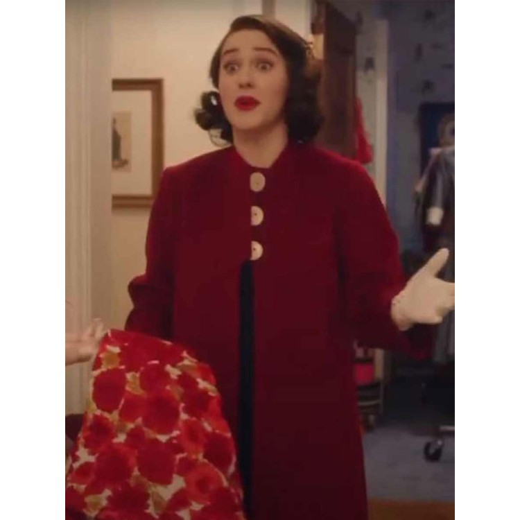 The Marvelous Mrs Maisel Season 04 Red Wool Coat The Marvelous Mrs Maisel Season 04 Red Wool Coat