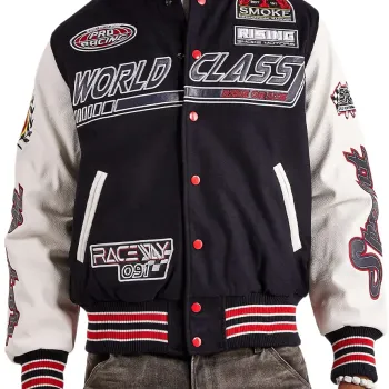 Racing Smoke Rise Varsity Jacket