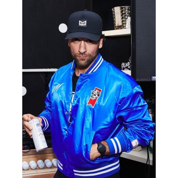 Radamiz Golf Bodega Blue Varsity Jacket Radamiz Golf Bodega Blue Varsity Jacket