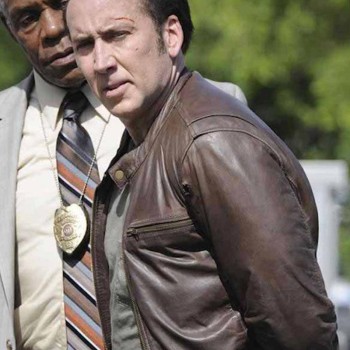 Nicolas Cage Rage Film Paul Maguire Leather Jacket