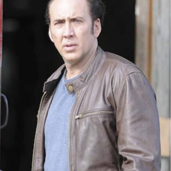 Nicolas Cage Rage Film Paul Maguire Leather Jacket