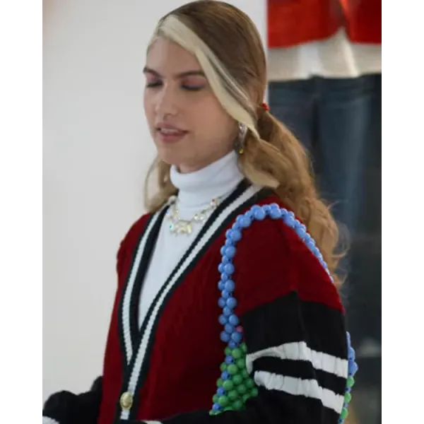 Rebelde 2022 Giovanna Grigio Sweater Jacket Rebelde 2022 Giovanna Grigio Sweater Jacket