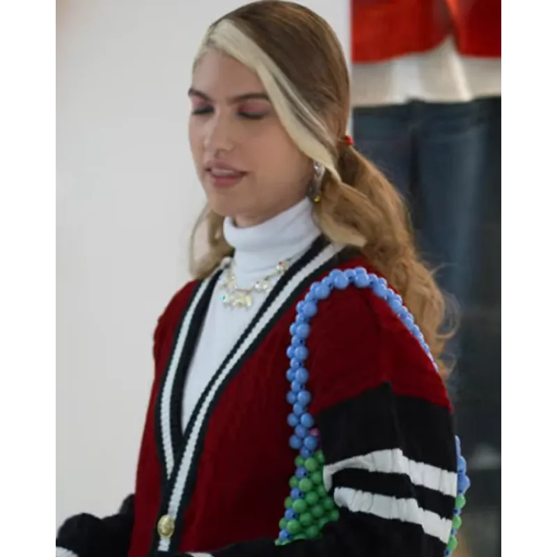 Rebelde 2022 Giovanna Grigio Sweater Jacket Rebelde 2022 Giovanna Grigio Sweater Jacket