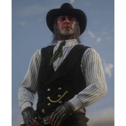 Red Dead Redemption 2 Colm O'Driscoll Suede Leather Vest
