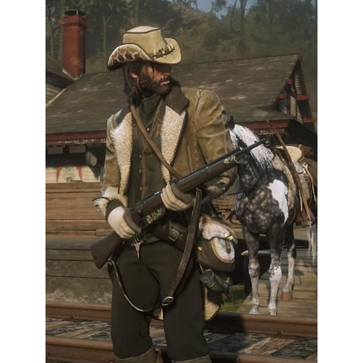 Cougar Cutaway RDR2 Shearling Coat Cougar Cutaway RDR2 Shearling Coat