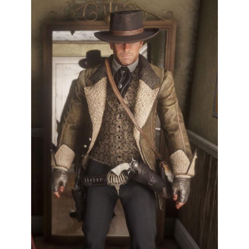 Cougar Cutaway RDR2 Shearling Coat Cougar Cutaway RDR2 Shearling Coat