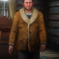 Red Dead Redemption 2 Jake Adler Suede Leather Jacket