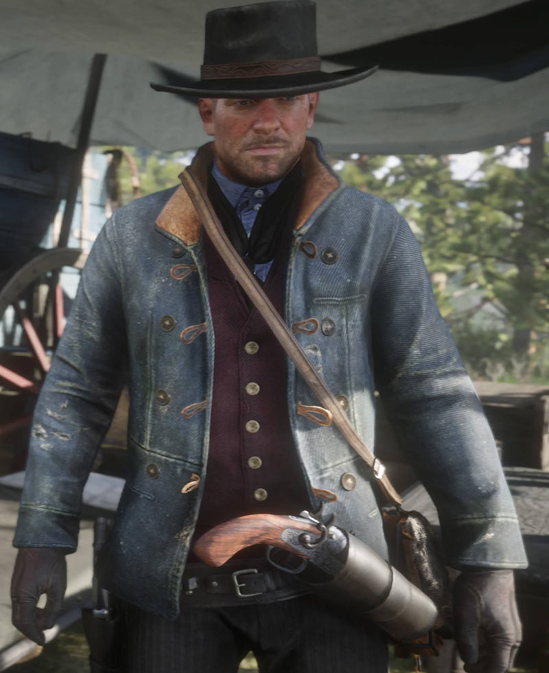 antyder salon Revisor Red Dead Redemption RDR2 Pearson Jacket - Films Jackets