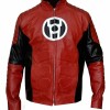 Red Lantern Motorcycle Leather Jacket Red Lantern Motorcycle Leather Jacket