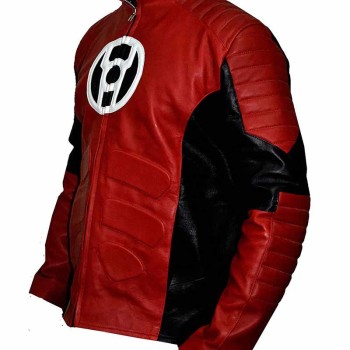 Red Lantern Motorcycle Leather Jacket