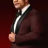 Red Notice Dwayne Johnson Maroon Blazer Red Notice Dwayne Johnson Maroon Blazer