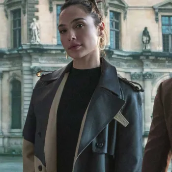 Red Notice Gal Gadot Trench Coat