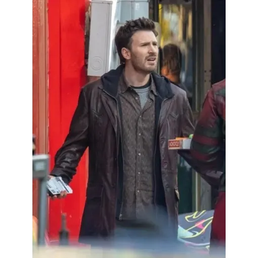 Red One 2023 Chris Evans Brown Jacket Red One 2023 Chris Evans Brown Jacket