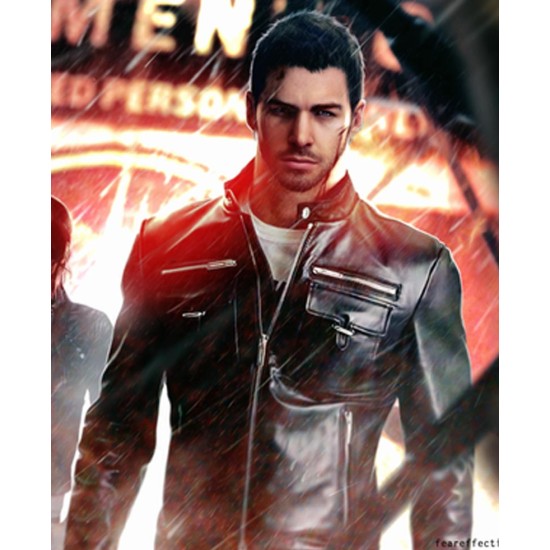 Chris Redfield Resident Evil Biohazard Vendetta Leather Jacket