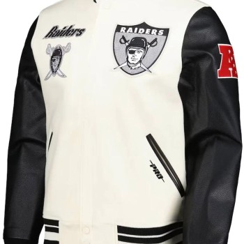 Retro Las Vegas Raiders Varsity Jacket