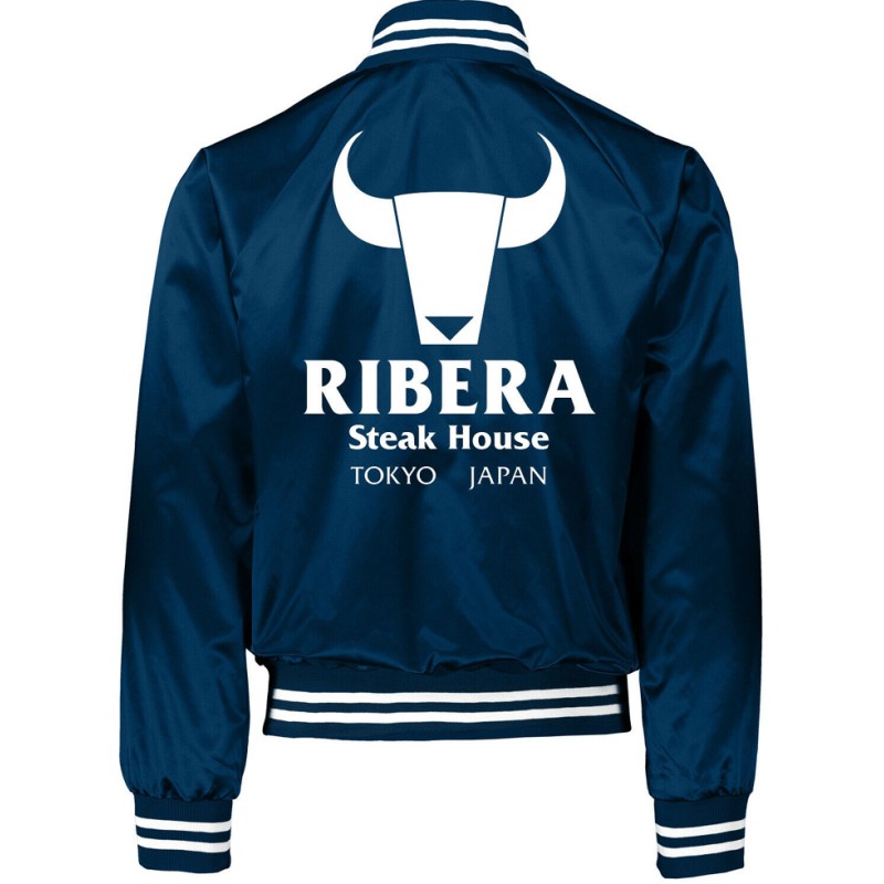 Ribera Wrestling Black Satin Jacket Ribera Wrestling Black Satin Jacket