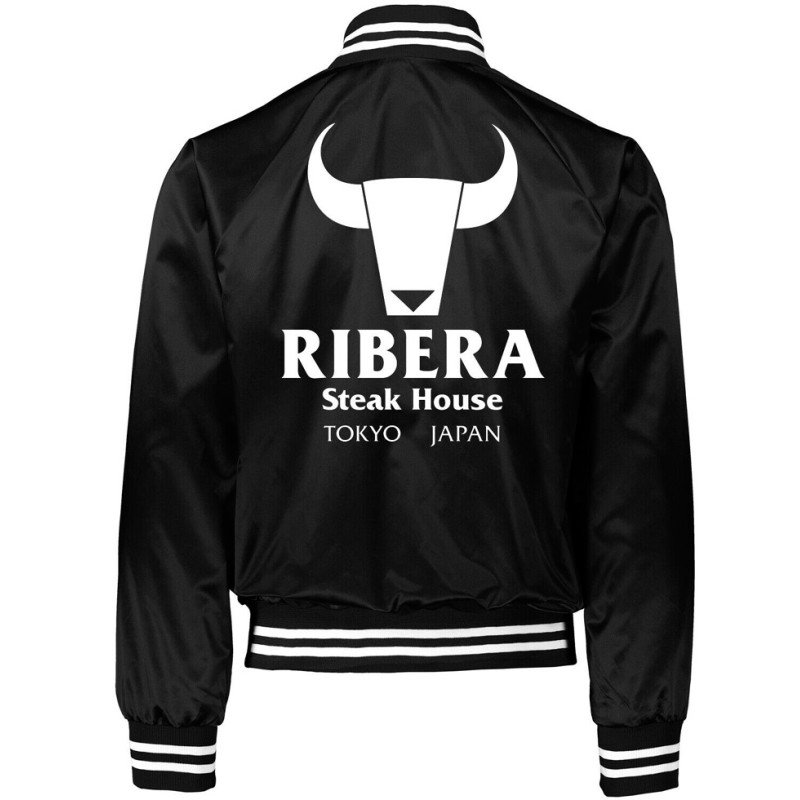 Ribera Wrestling Black Satin Jacket Ribera Wrestling Black Satin Jacket