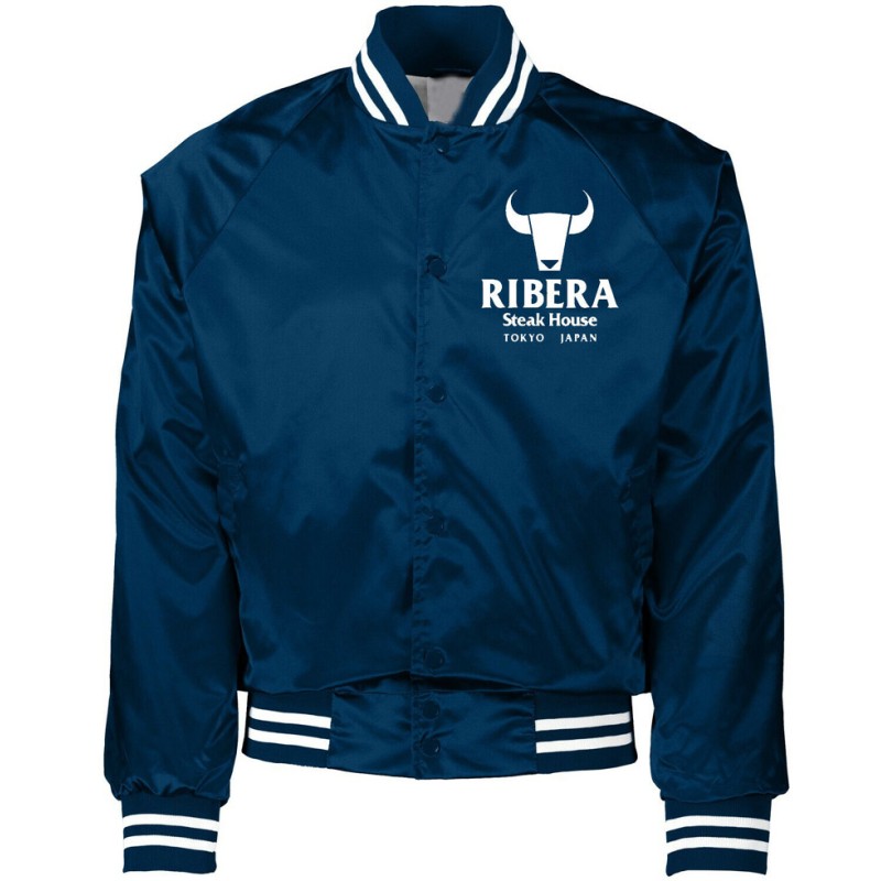 Ribera Wrestling Black Satin Jacket Ribera Wrestling Black Satin Jacket