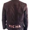 Richa Retro Racing Motorcycle Brown Leather Jacket