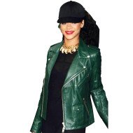 Rihanna Green Jacket