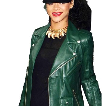 Rihanna Green Jacket