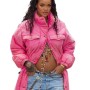 Rihanna Pink Coat