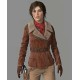 Rise of The Tomb Raider Brown Leather Jacket