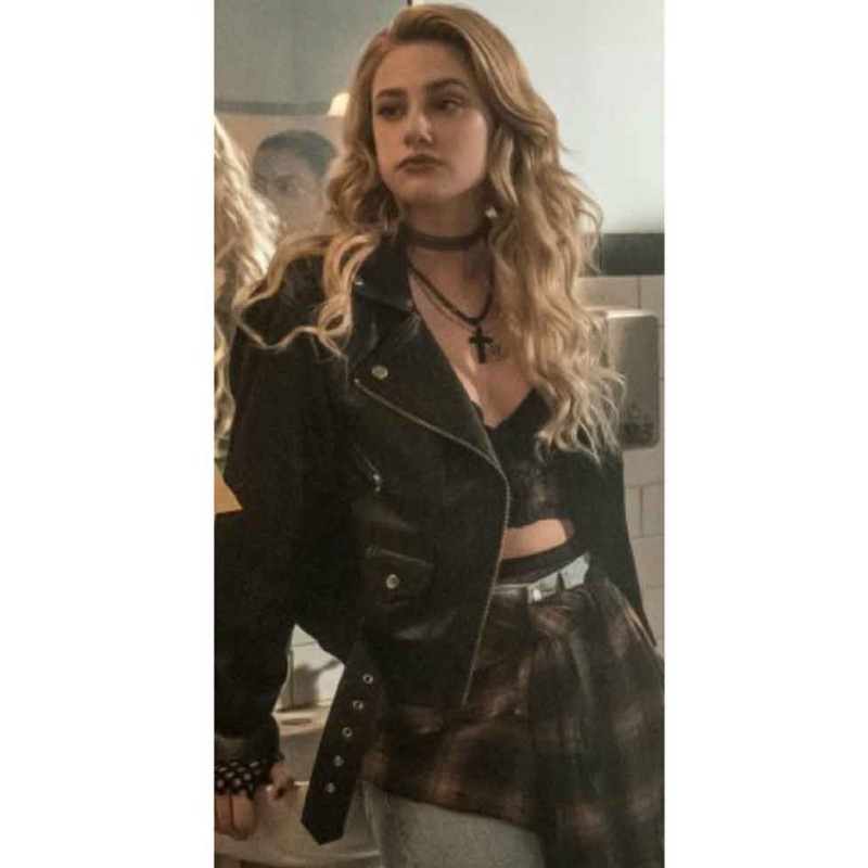 Riverdale Alice Cooper Biker Leather Jacket Riverdale Alice Cooper Biker Leather Jacket