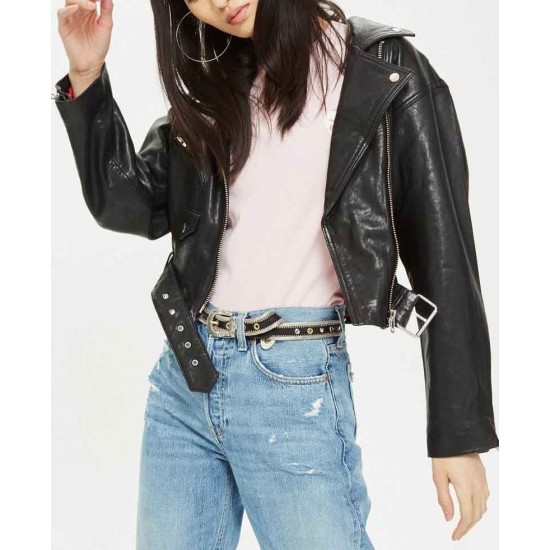 Riverdale Alice Cooper Biker Leather Jacket