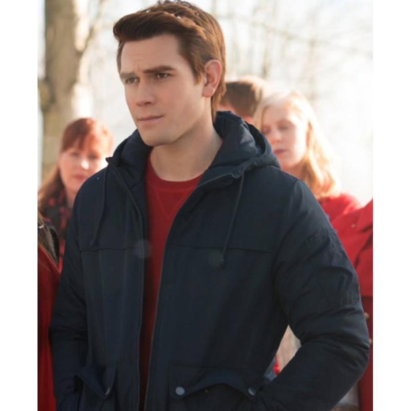 Riverdale KJ Apa Blue Hoodie Riverdale KJ Apa Blue Hoodie