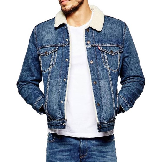 Riverdale Cole Sprouse Blue Shearling Jacket