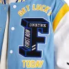 Road Fortune University Blue Varsity Jacket Road Fortune University Blue Varsity Jacket