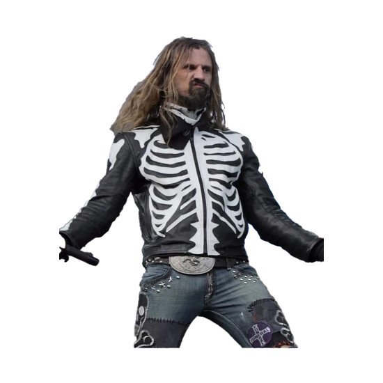 Rob Zombie Skeleton Bones Skull Jacket
