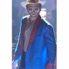 Rocketman Taron Egerton Blue Tuxedo
