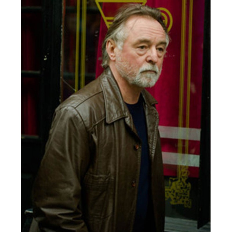 Ron Cook 18% Grey Leather Jacket Ron Cook 18% Grey Leather Jacket