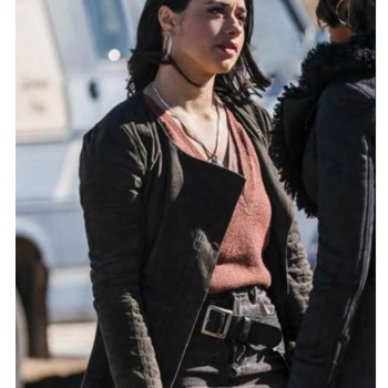 Roswell Jeanine Mason Black Suede Jacket