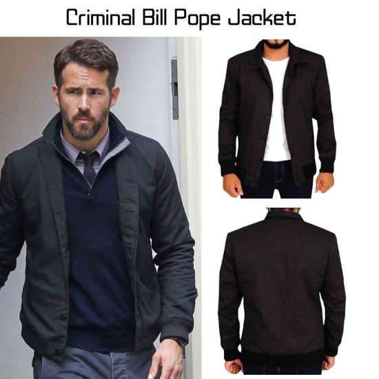 Criminal Ryan Reynolds Bomber Jacket