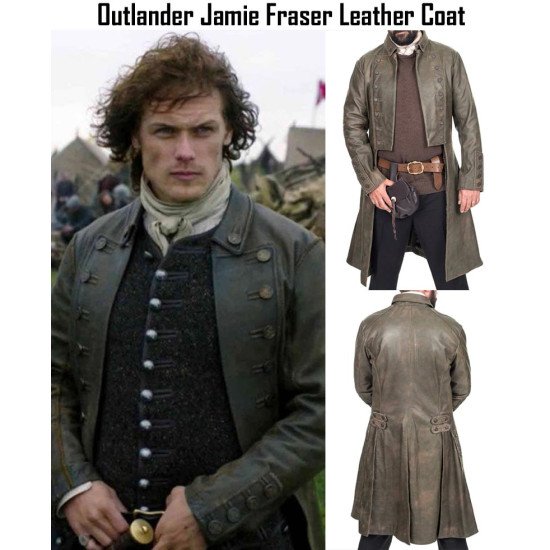 Outlander Jamie Fraser Trench Coat