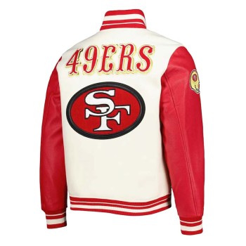 San Francisco 49ers Cream Retro Classic Jacket