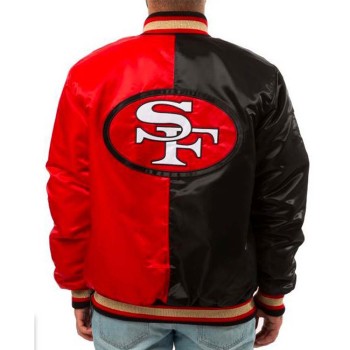 San Francisco 49ers Red and Black Jacket