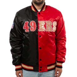 San Francisco 49ers Red and Black Jacket