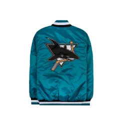 San Jose Sharks Blue Varsity Jacket