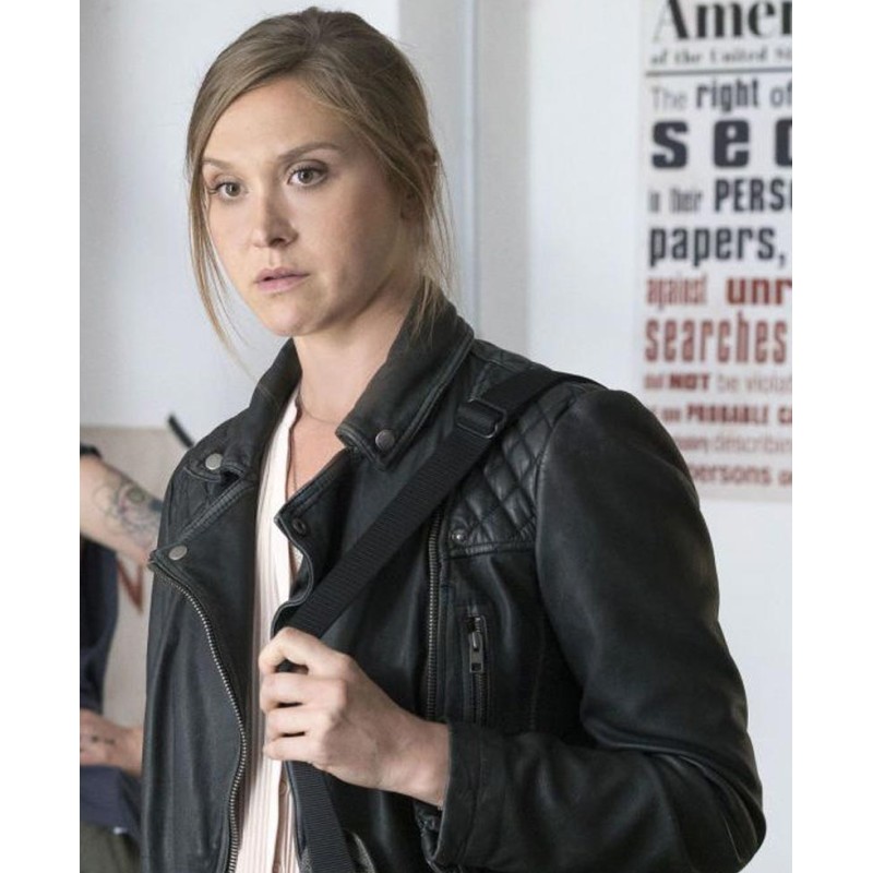 Laura Sutton Homeland Sarah Sokolovic Leather Jacket Laura Sutton Homeland Sarah Sokolovic Leather Jacket